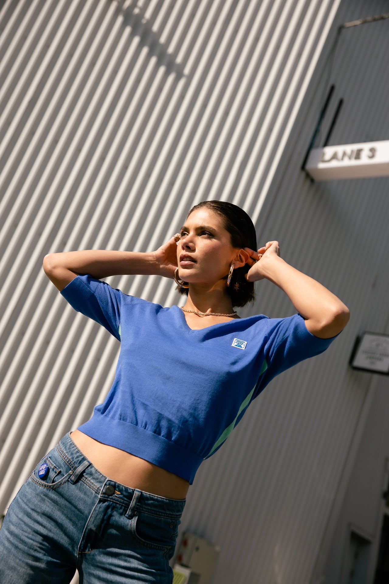 

Pull manches courtes Women Fidjie amparo blue | Freeman T. Porter