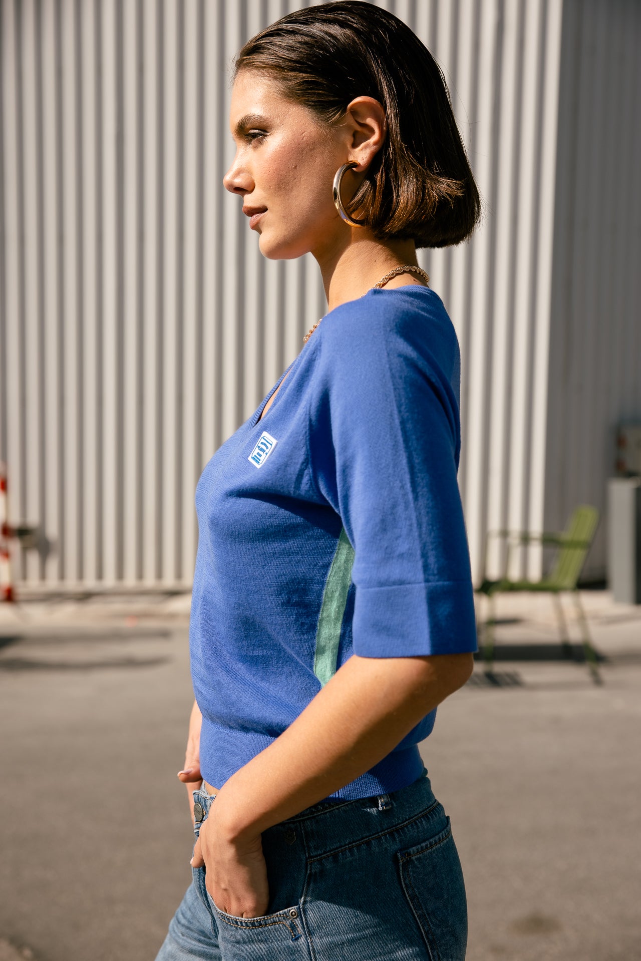 

Pull manches courtes Women Fidjie amparo blue | Freeman T. Porter