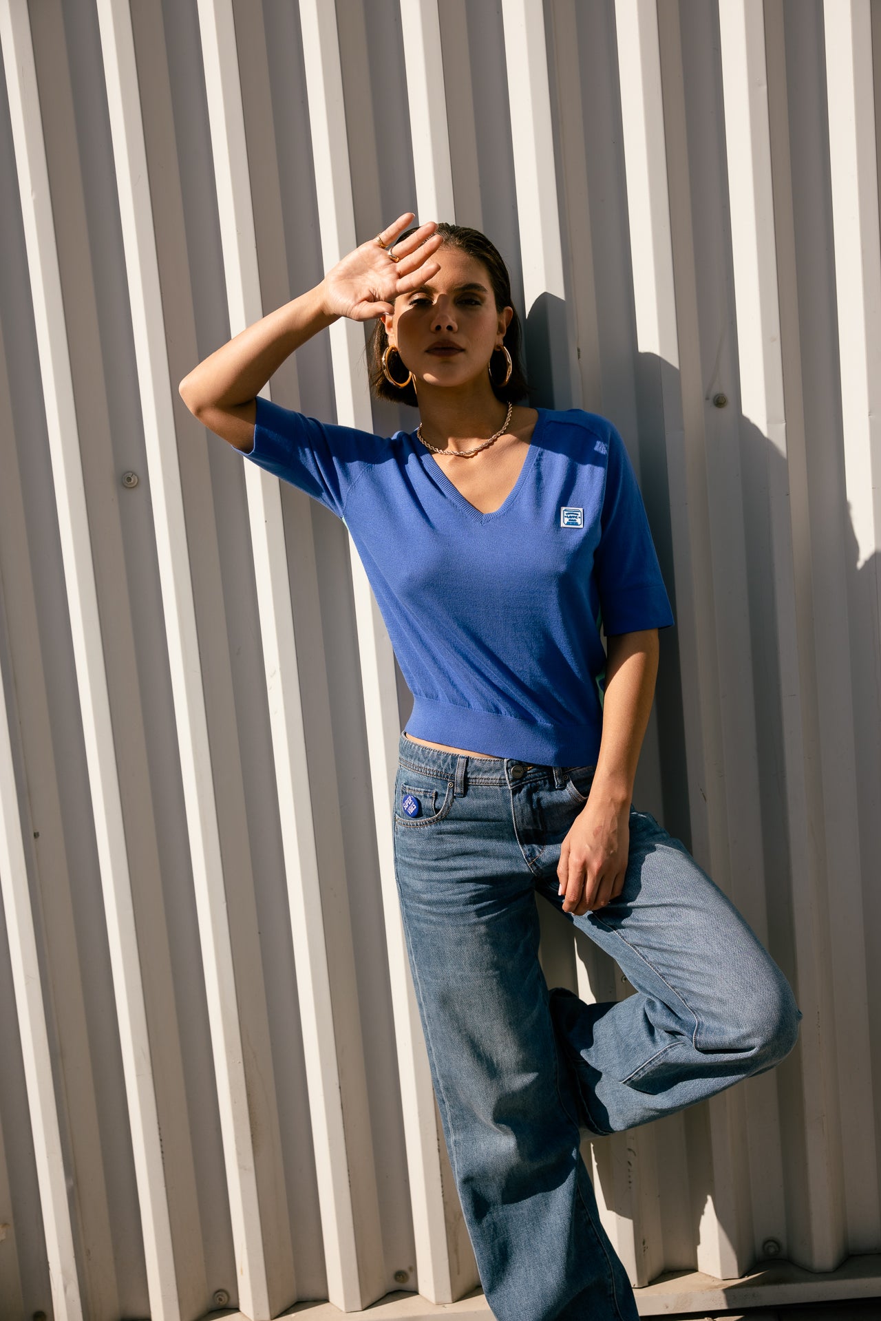 

Pull manches courtes Women Fidjie amparo blue | Freeman T. Porter