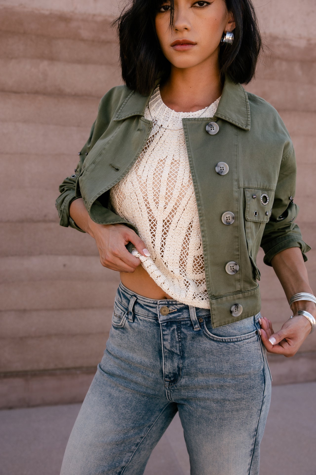 

Débardeur  Femme Tems Crochet natural | Freeman T. Porter