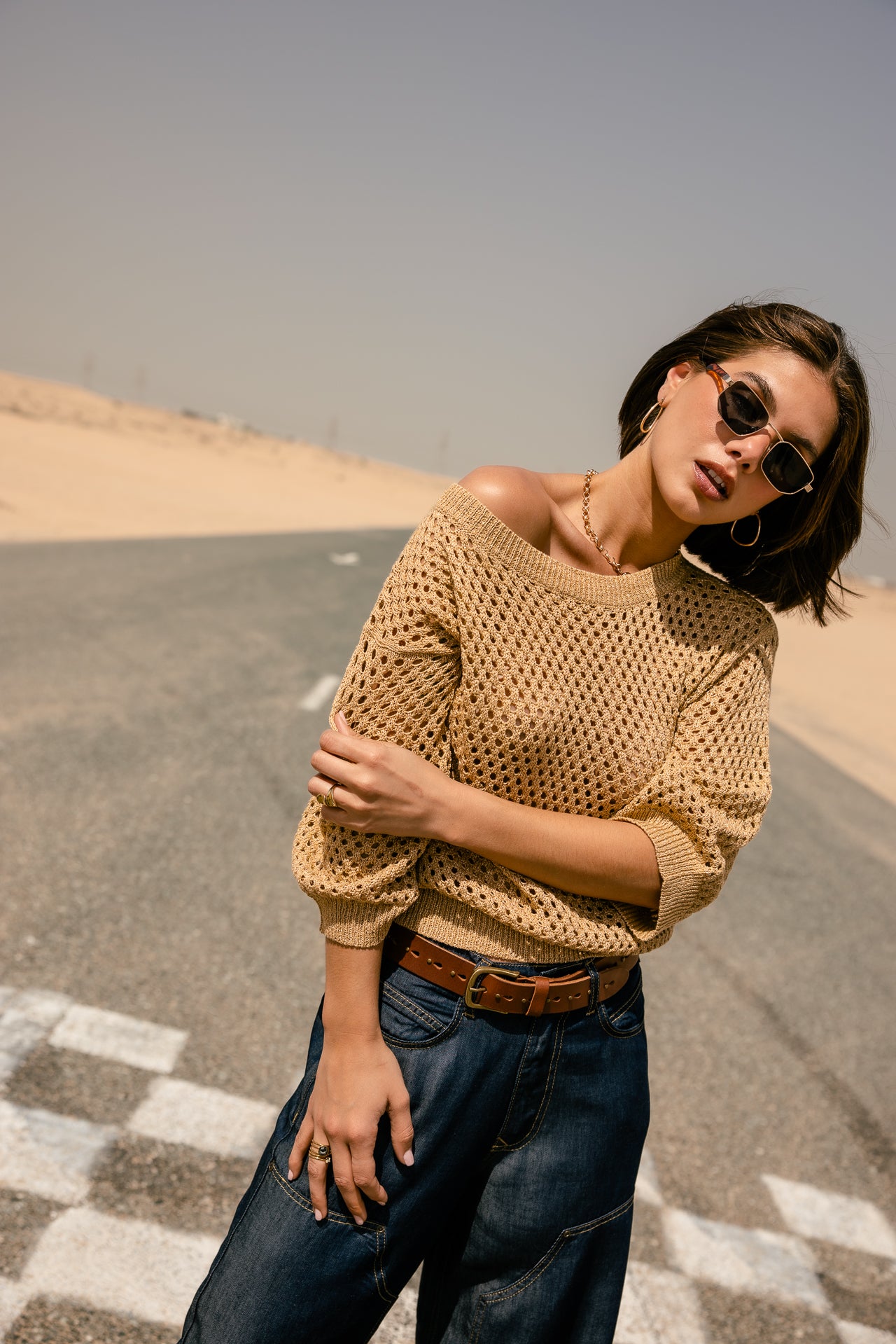   
            

Pull lurex ajouré Femme Parossa Shiny gold | Freeman T. Porter
          