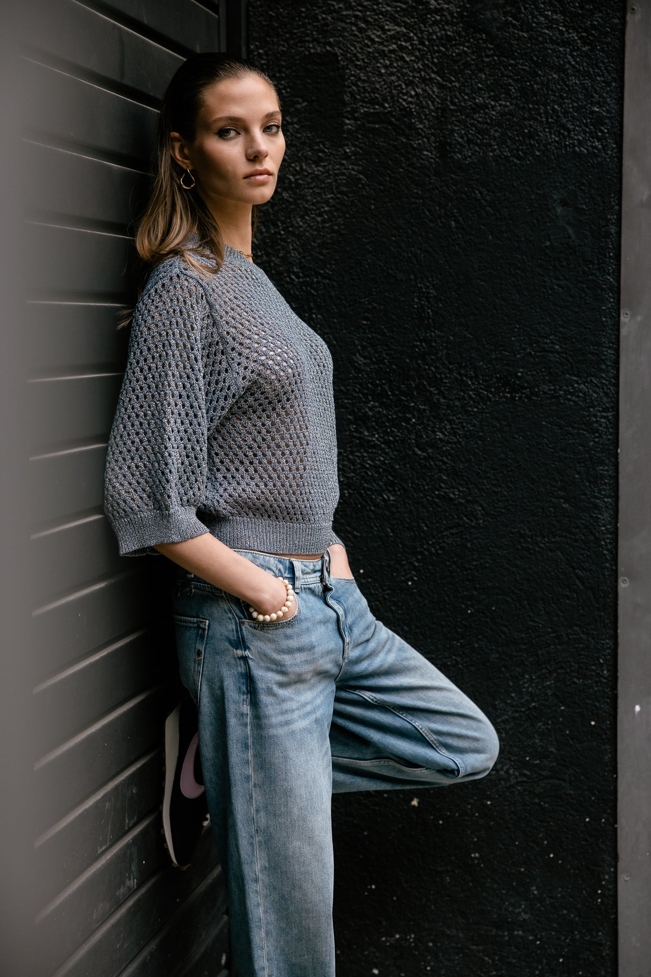 

Pull lurex ajouré Femme Parossa Shiny stellar | Freeman T. Porter