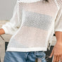 

Cropped sweater  Women Padge white | Freeman T. Porter
