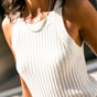 

Débardeur en maille Femme Daelle white | Freeman T. Porter