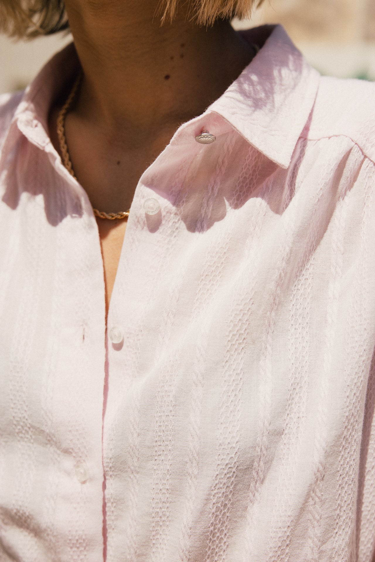 

Chemise droite à broderie Femme Carmelia Boheme orchid ice | Freeman T. Porter