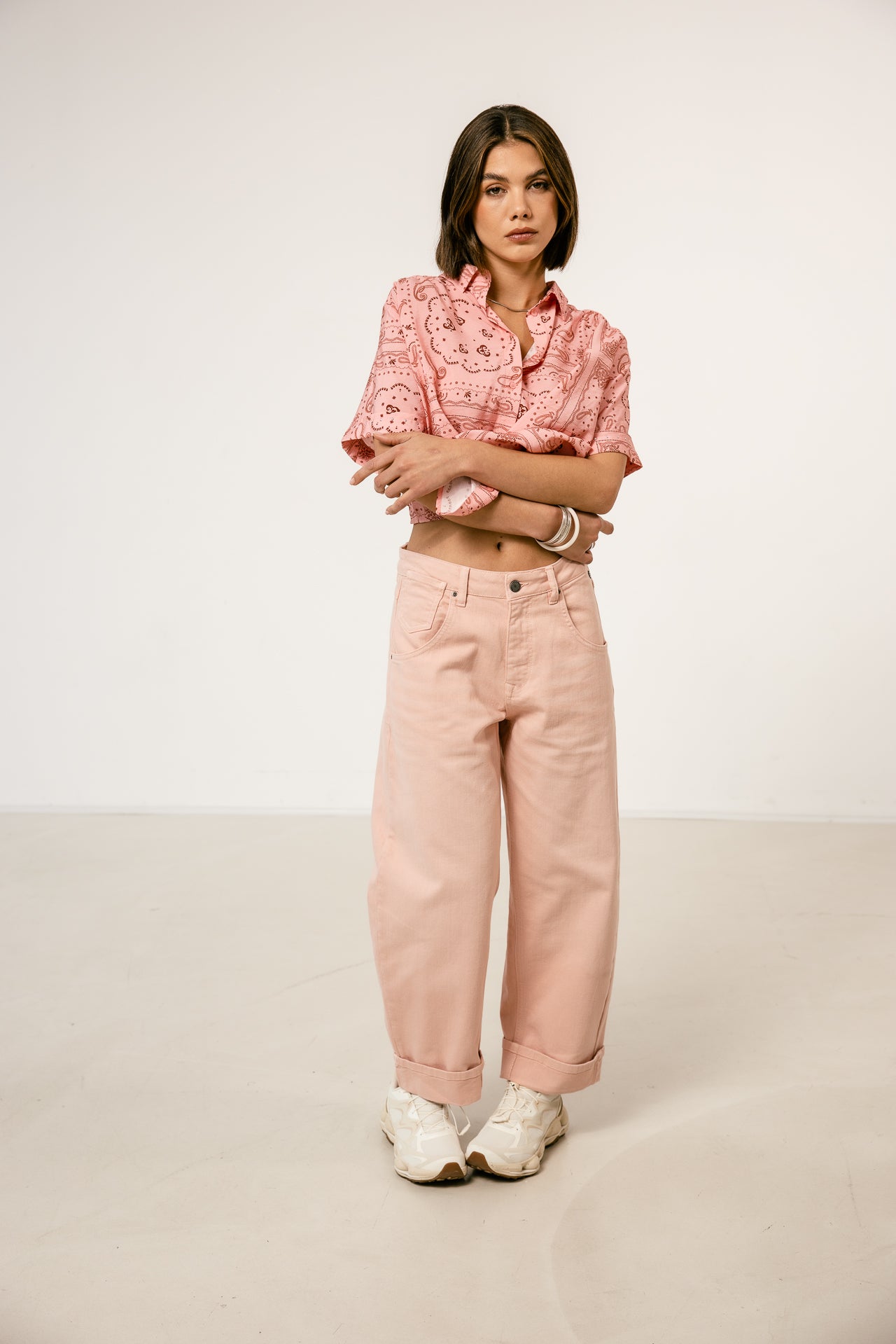 

Chemise manches courtes Femme Carmelia Paisley original | Freeman T. Porter