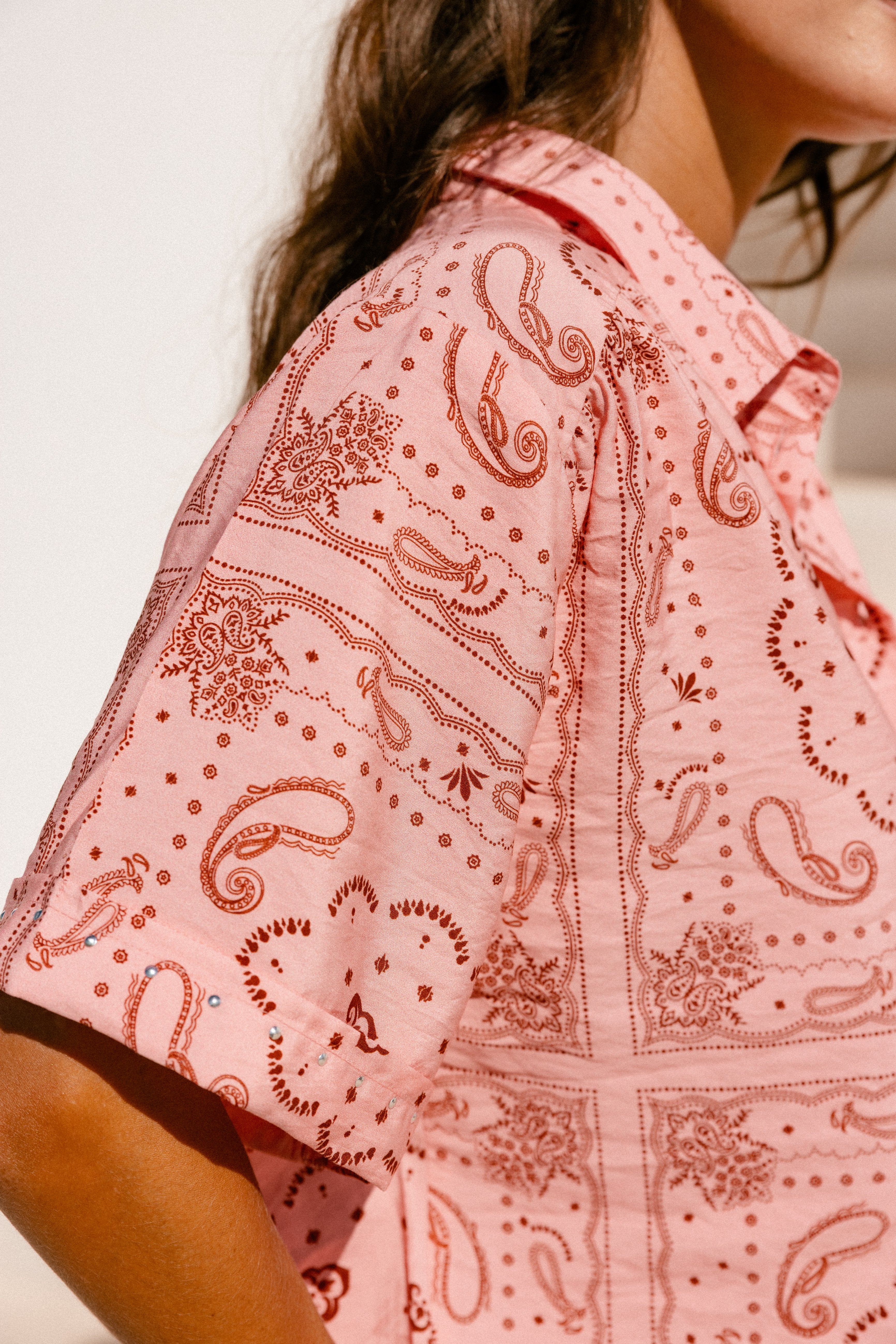 

Kurzarmhemd Frauen Carmelia Paisley Original | Freeman T. Porter