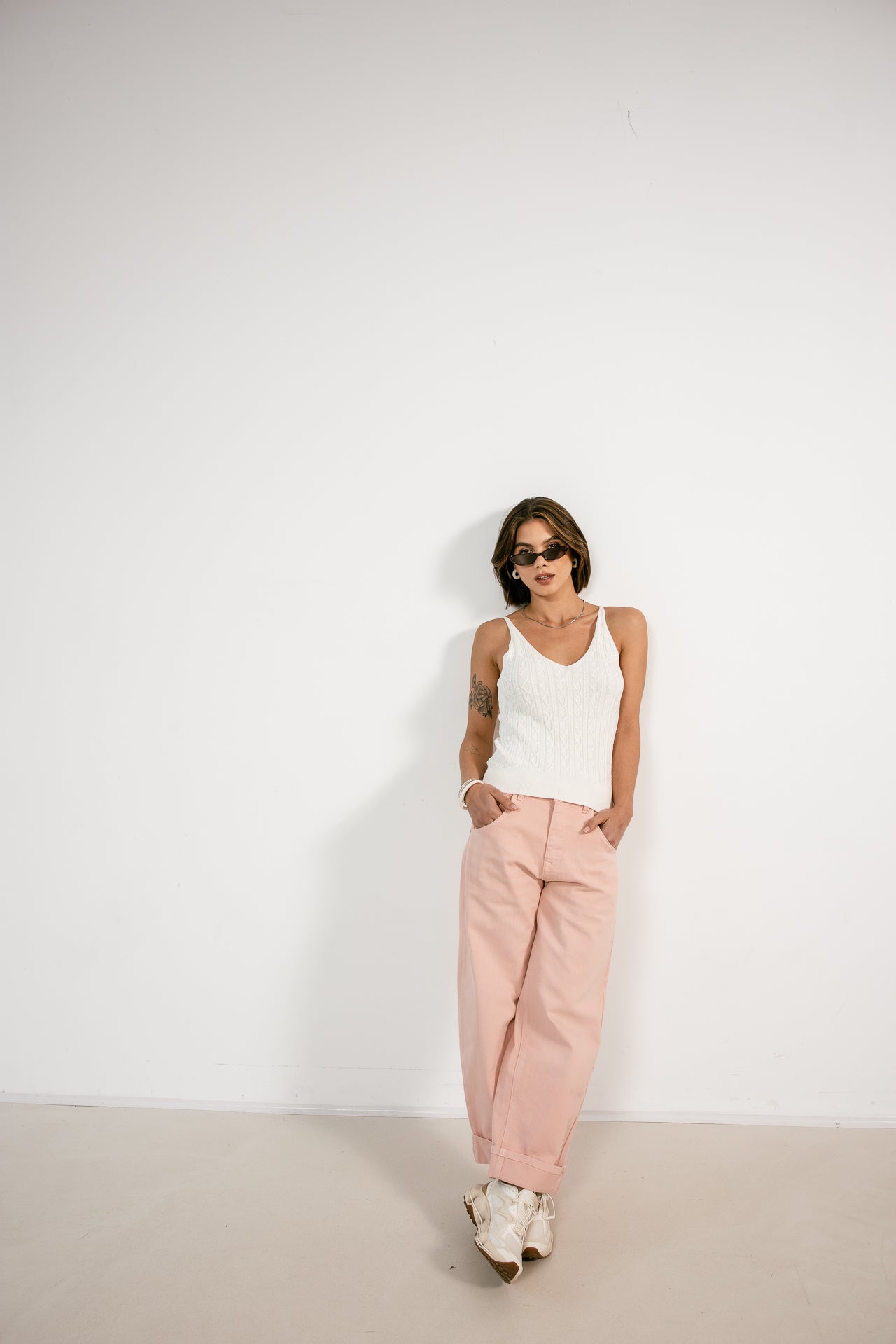 

Débardeur en maille Femme Danila Summer white | Freeman T. Porter