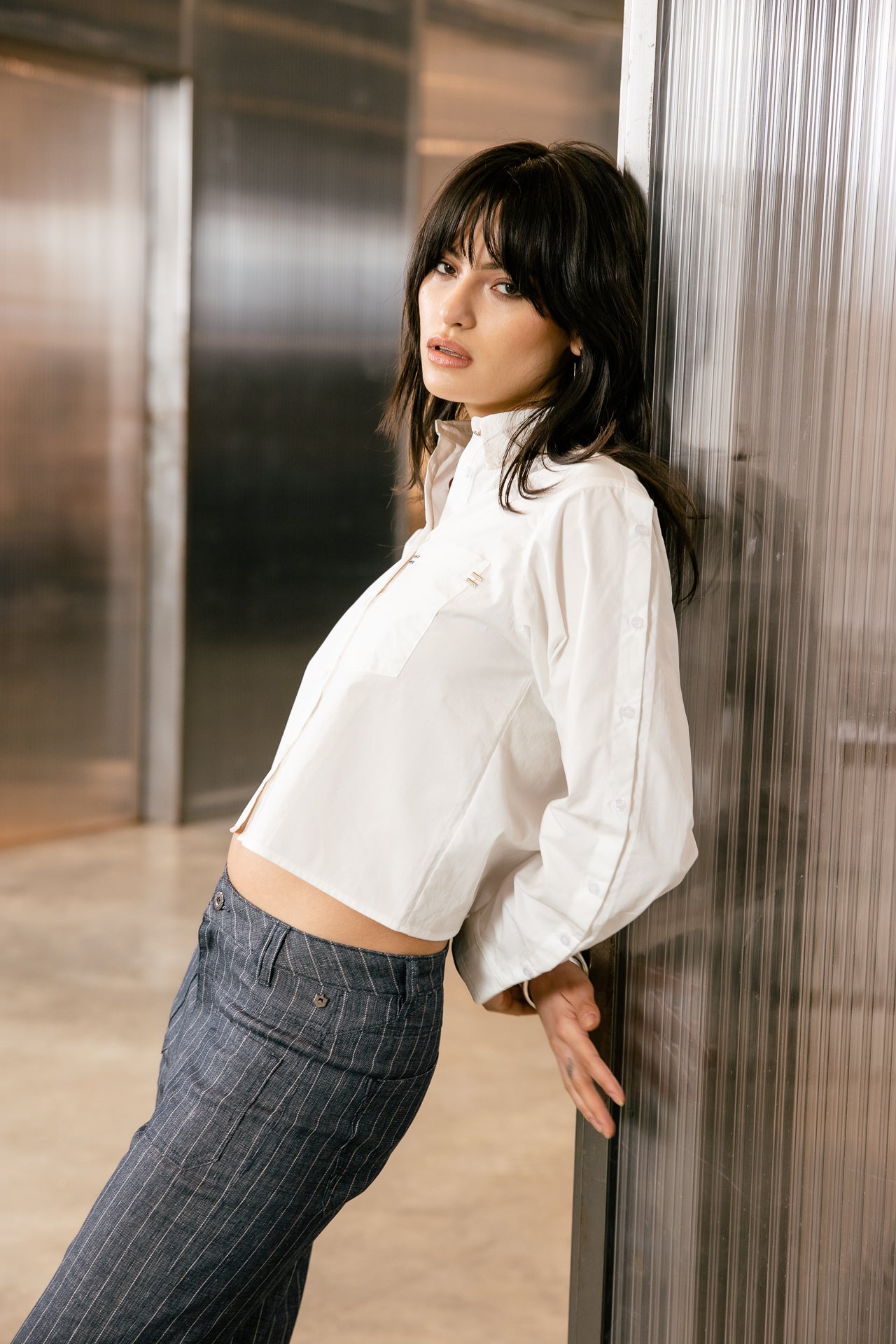 
              

Chemise droite courte Femme Carssa Plain white | Freeman T. Porter
            