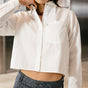 

Chemise droite courte Femme Carssa Plain white | Freeman T. Porter