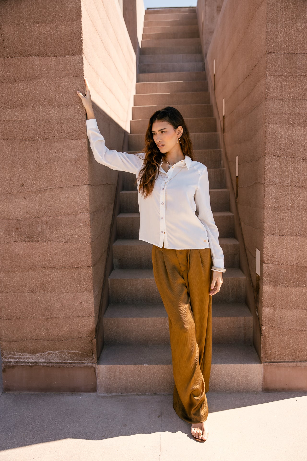 

Chemise western chic Femme Cheyame Plain white | Freeman T. Porter