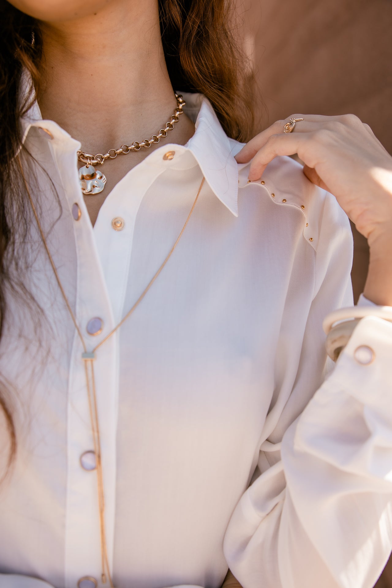 

Chemise western chic Femme Cheyame Plain white | Freeman T. Porter