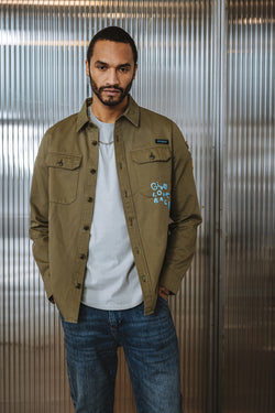 

Straight-cut shirt Men Raven Break light khaki | Freeman T. Porter