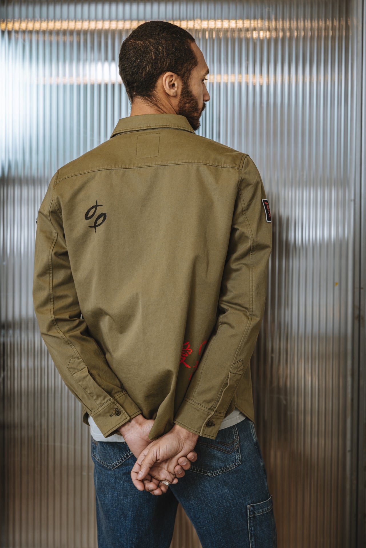 

Chemise coupe droite Homme Raven Break light khaki | Freeman T. Porter