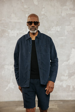 

Sobrecamisa recta Hombre Bolton Somero navy | Freeman T. Porter