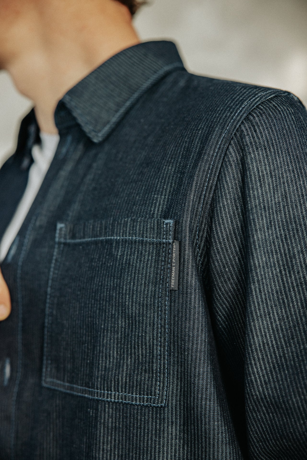 

Straight fit shirt Men Paolo Denim barack | Freeman T. Porter