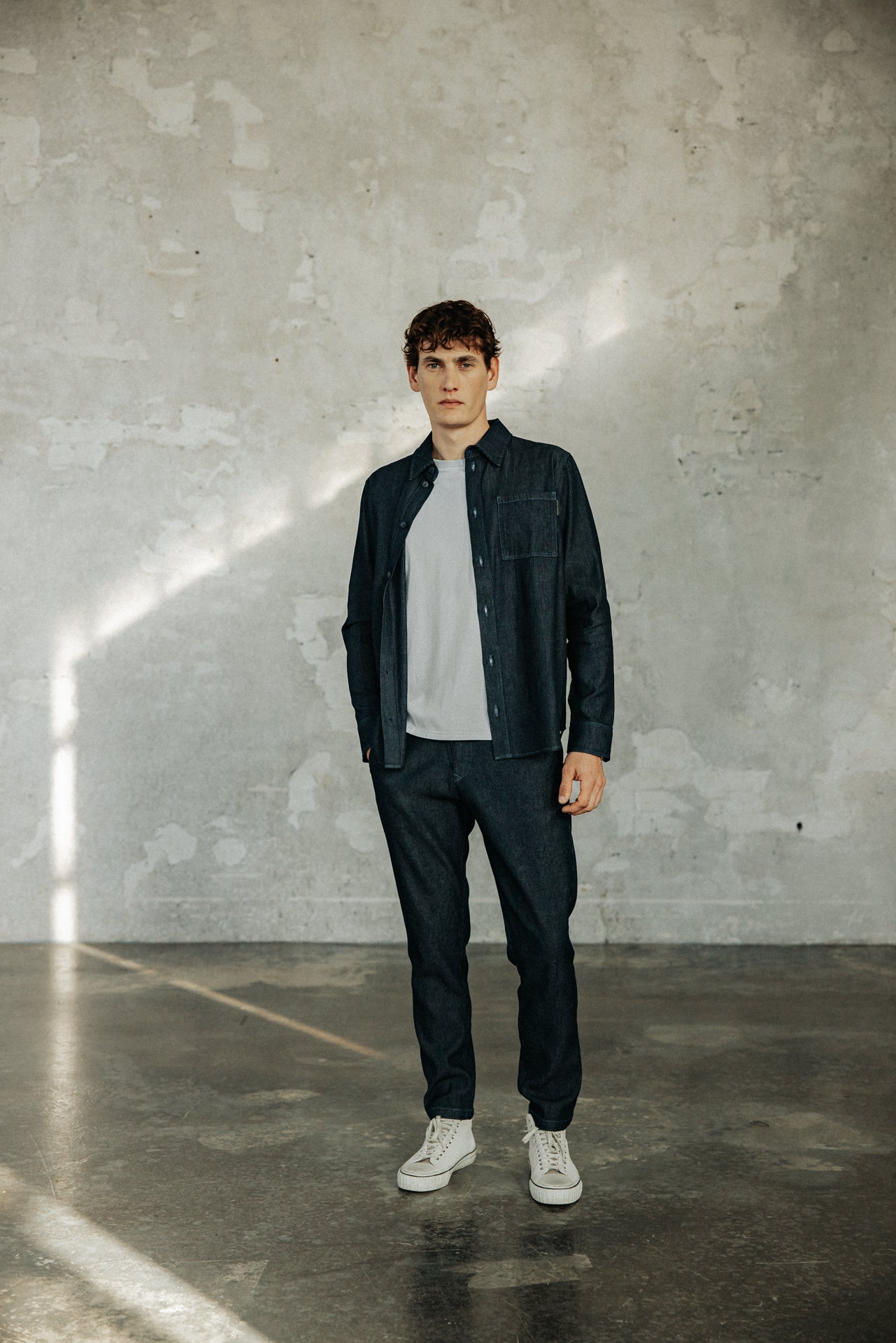 

Straight fit shirt Men Paolo Denim barack | Freeman T. Porter