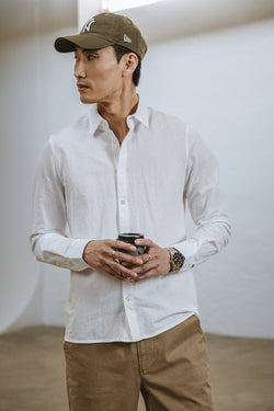 

Slim fit shirt Men Yoris Maille bright white | Freeman T. Porter