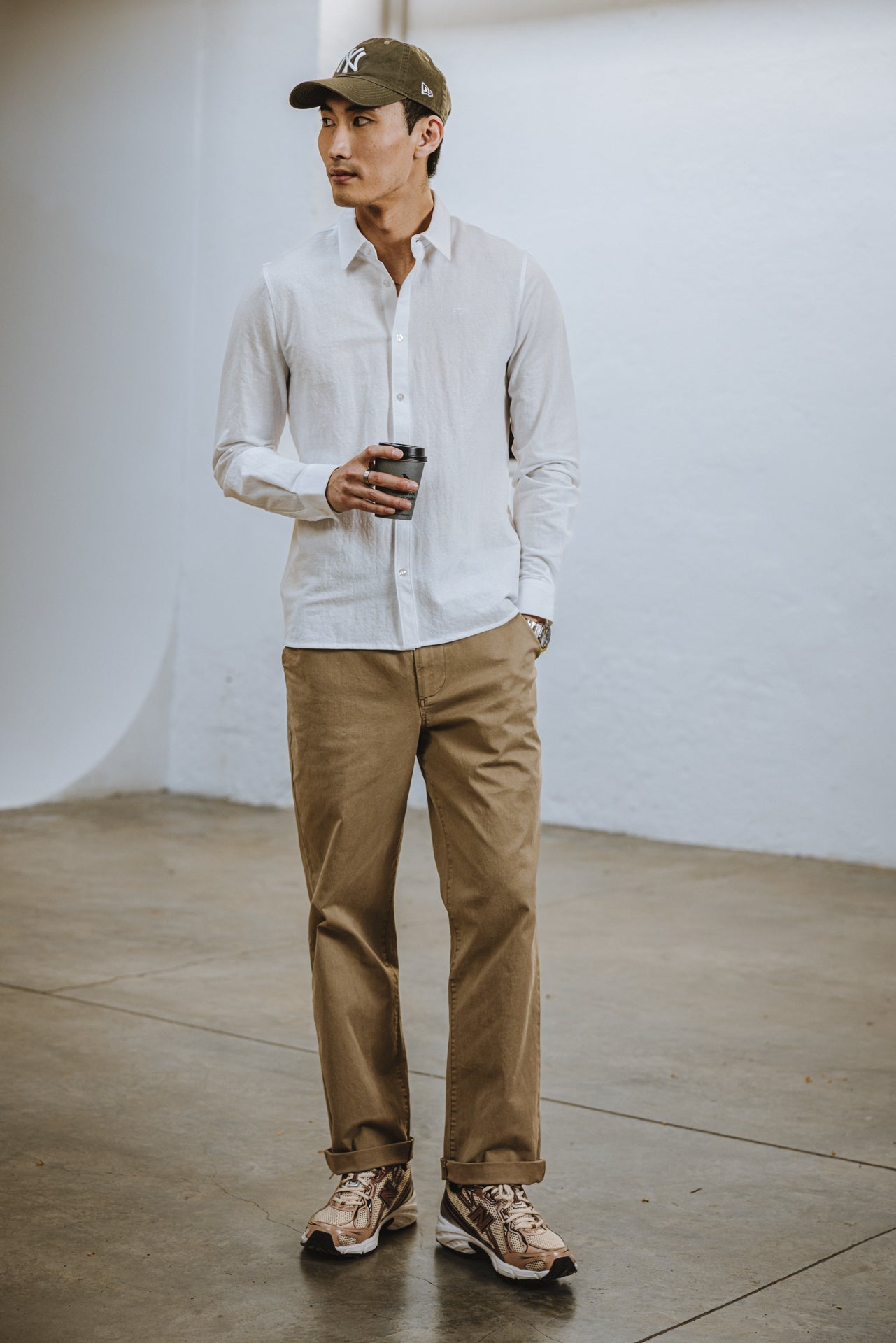 

Chemise ajustée Homme Yoris Maille bright white | Freeman T. Porter