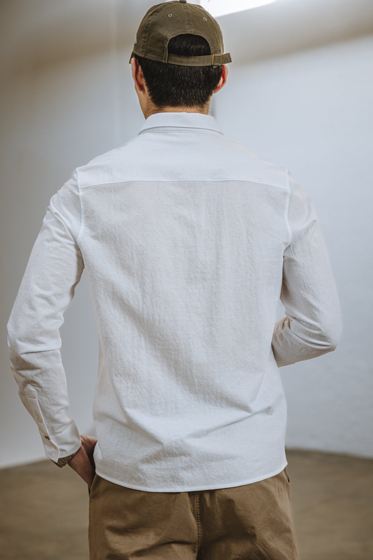 

Chemise ajustée Homme Yoris Maille bright white | Freeman T. Porter