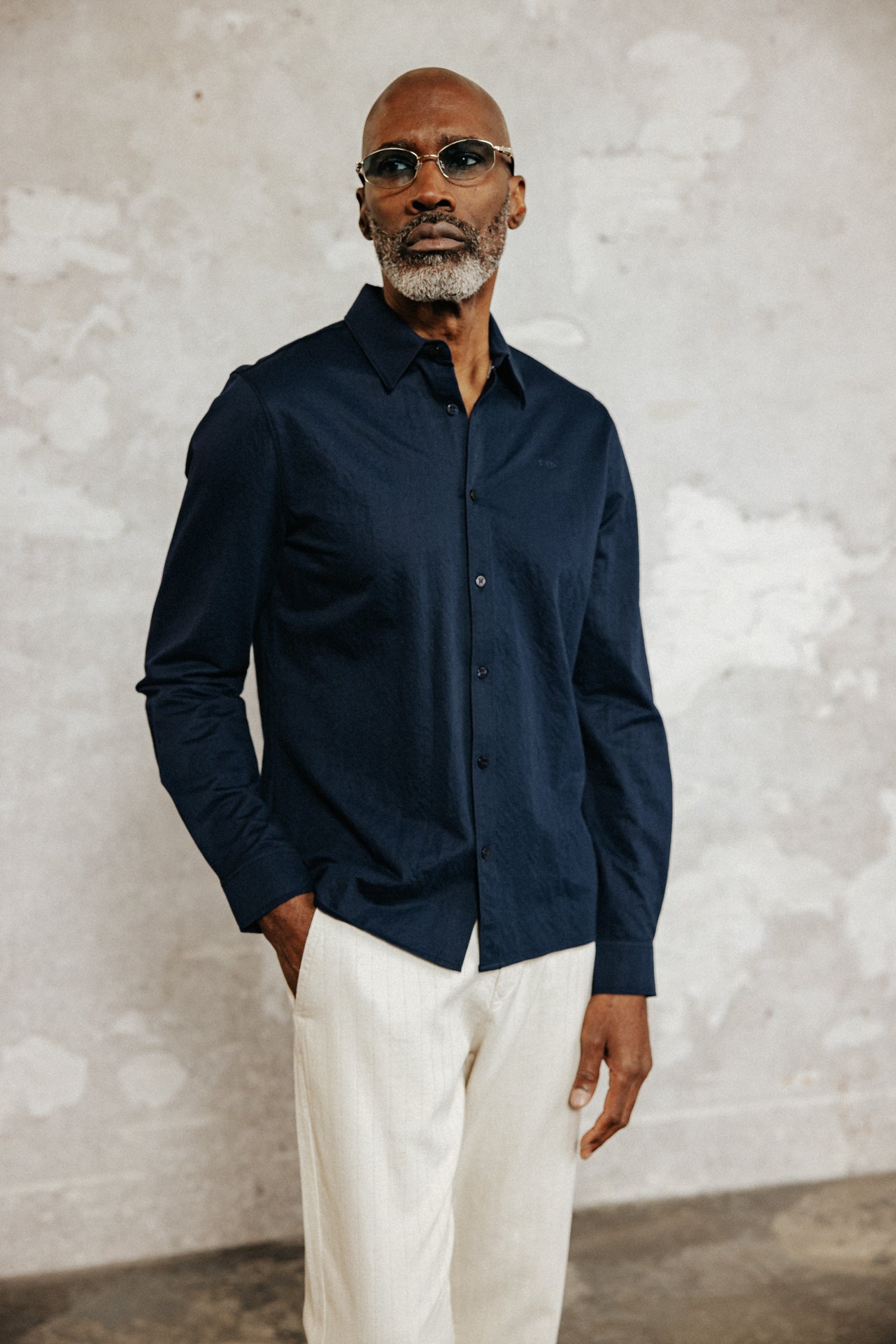 

Fitted shirt Men Yoris Maille sky captain | Freeman T. Porter