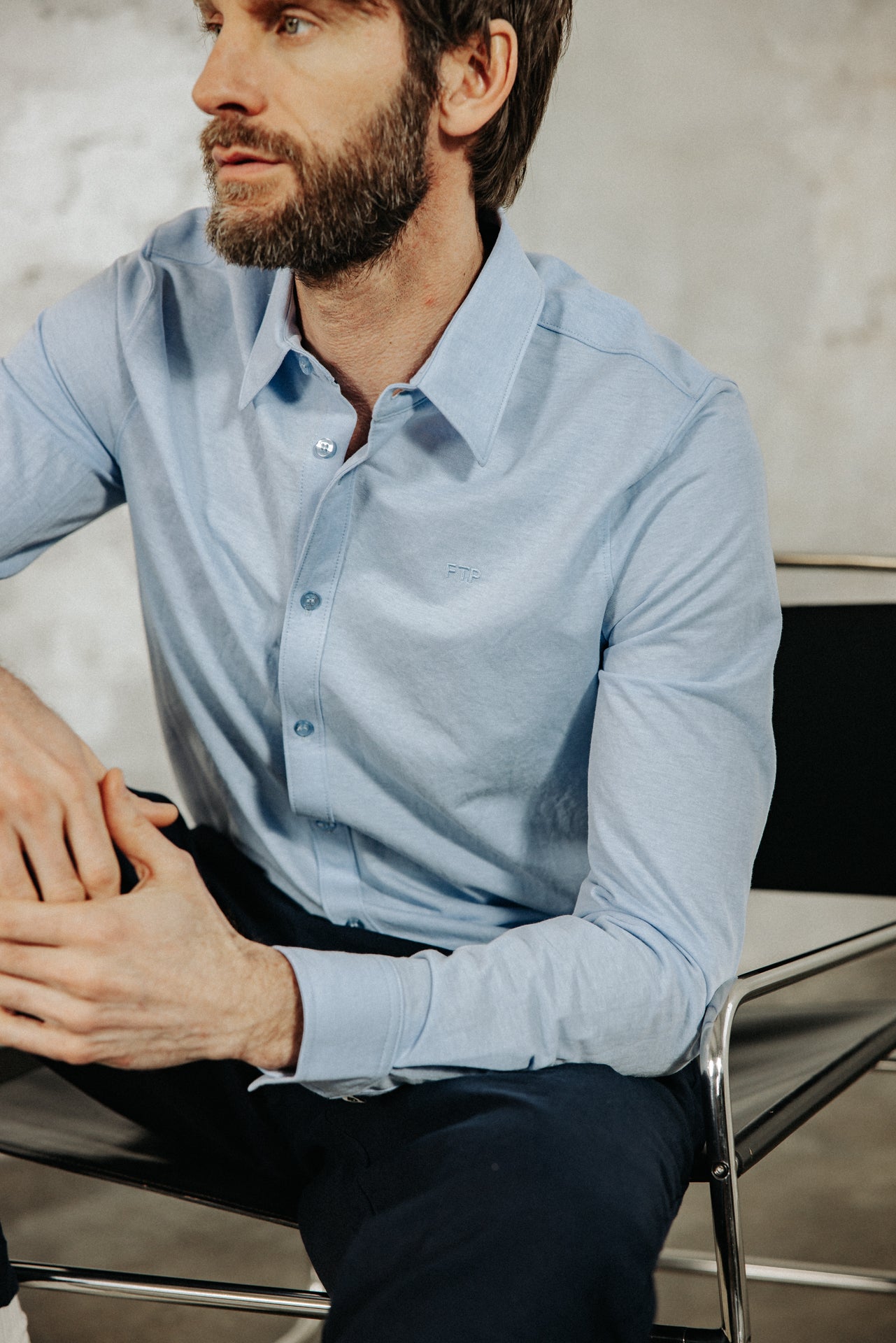 

Fitted shirt Men Yoris Maille heather | Freeman T. Porter