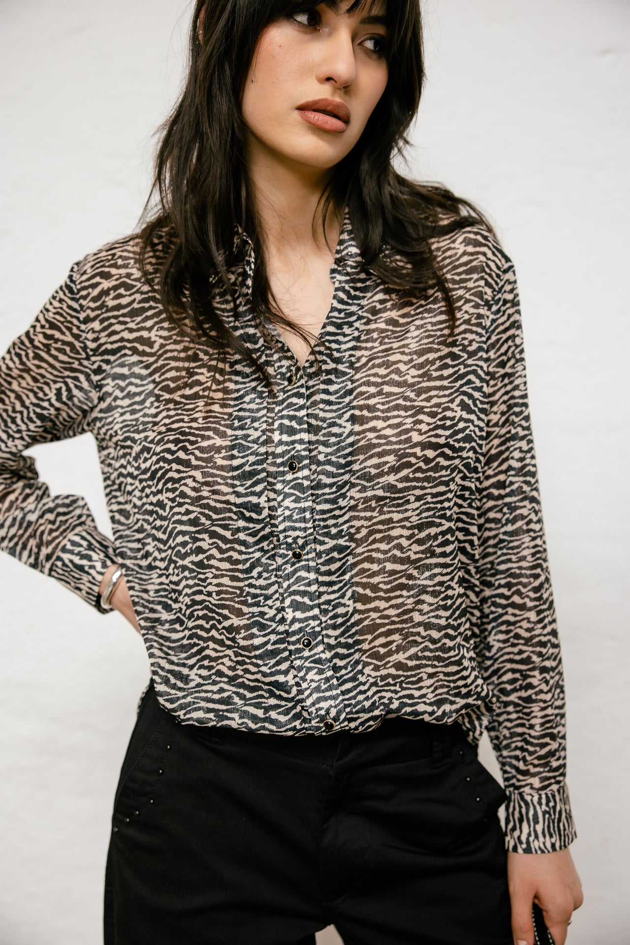 

Loose and flowy shirt Women Chickya Desert Wave original | Freeman T. Porter