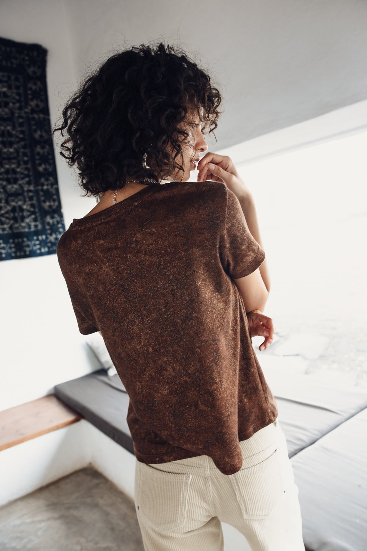 

T-shirt com tachas Mulher Timy Salty Heart shaved chocolate | Freeman T. Porter