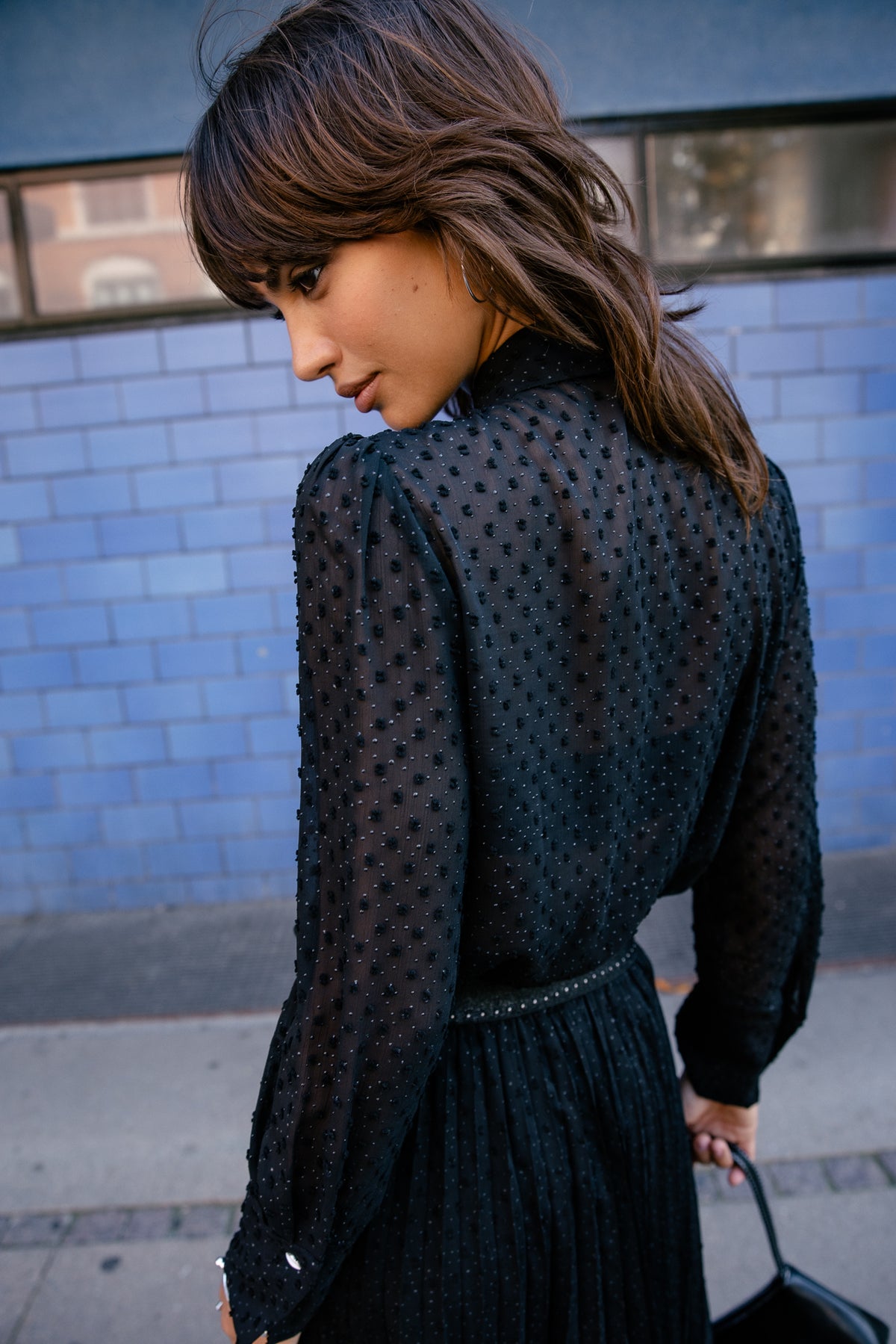 

Top plumetis juegos de transparencias Mujer Babe Plumetis black | Freeman T. Porter