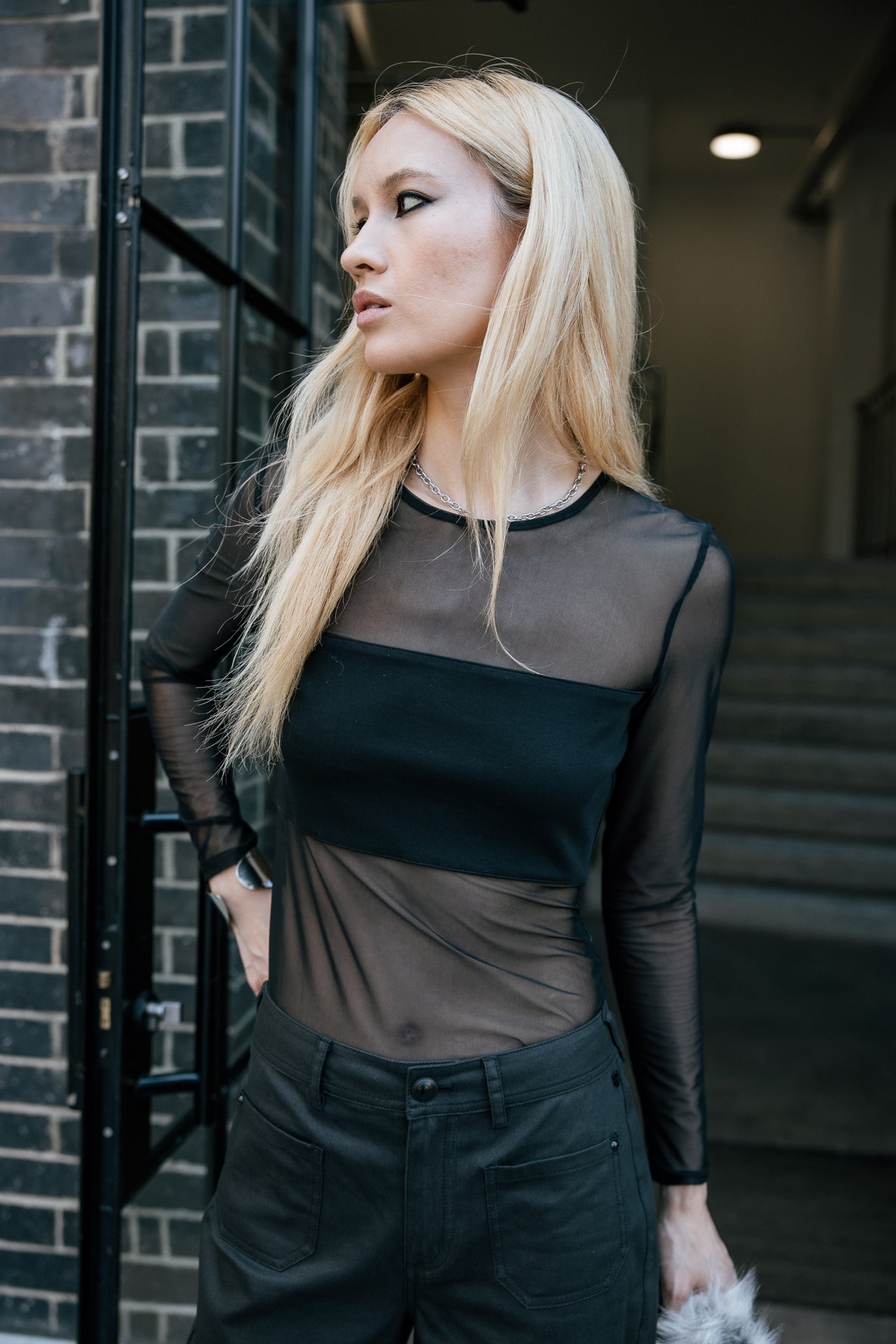   
            

T-Shirt mit Transparenzeffekten Damen Telly Bandeau black | Freeman T. Porter
          