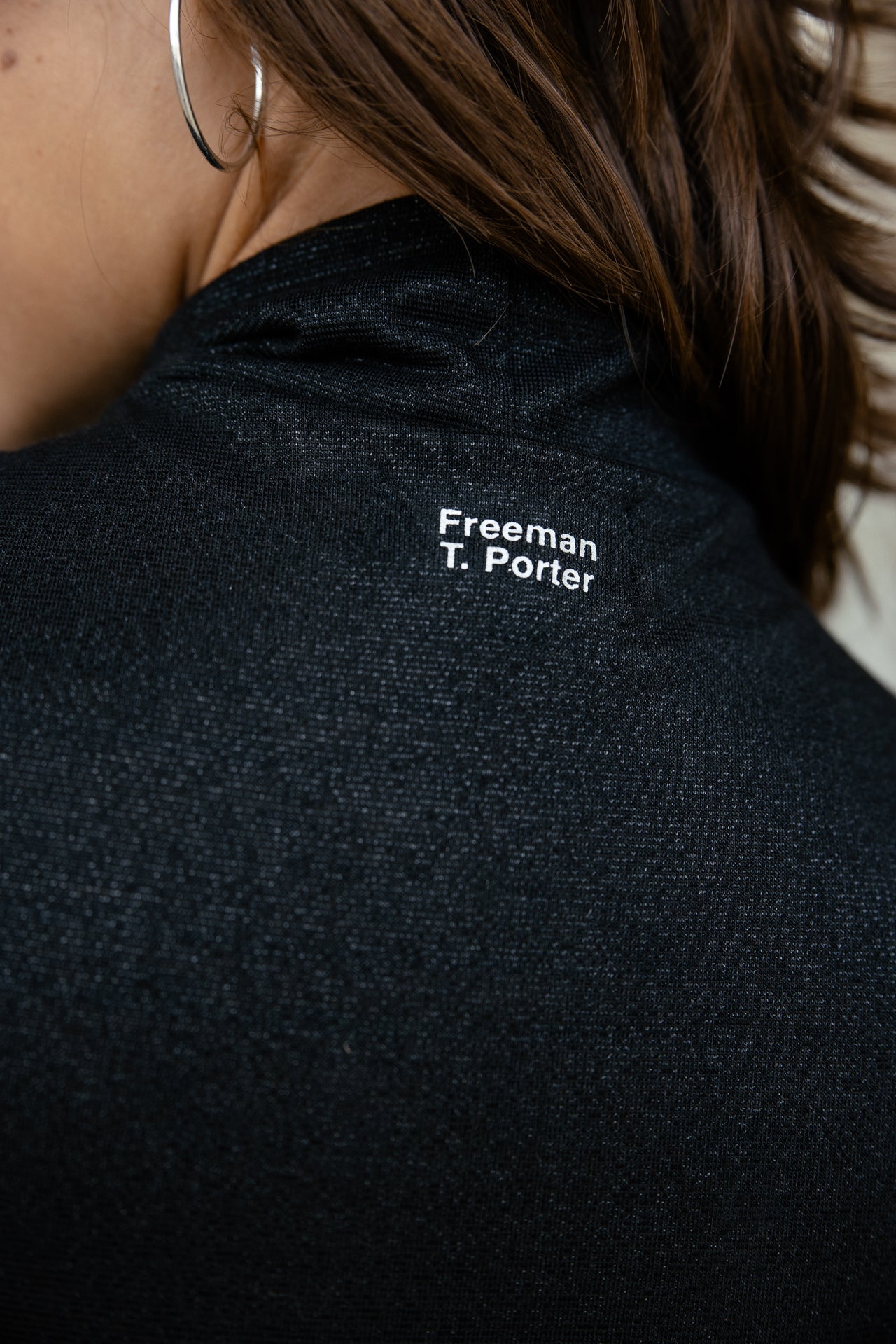 

Glitzerndes Top  Damen Teezy Star black | Freeman T. Porter