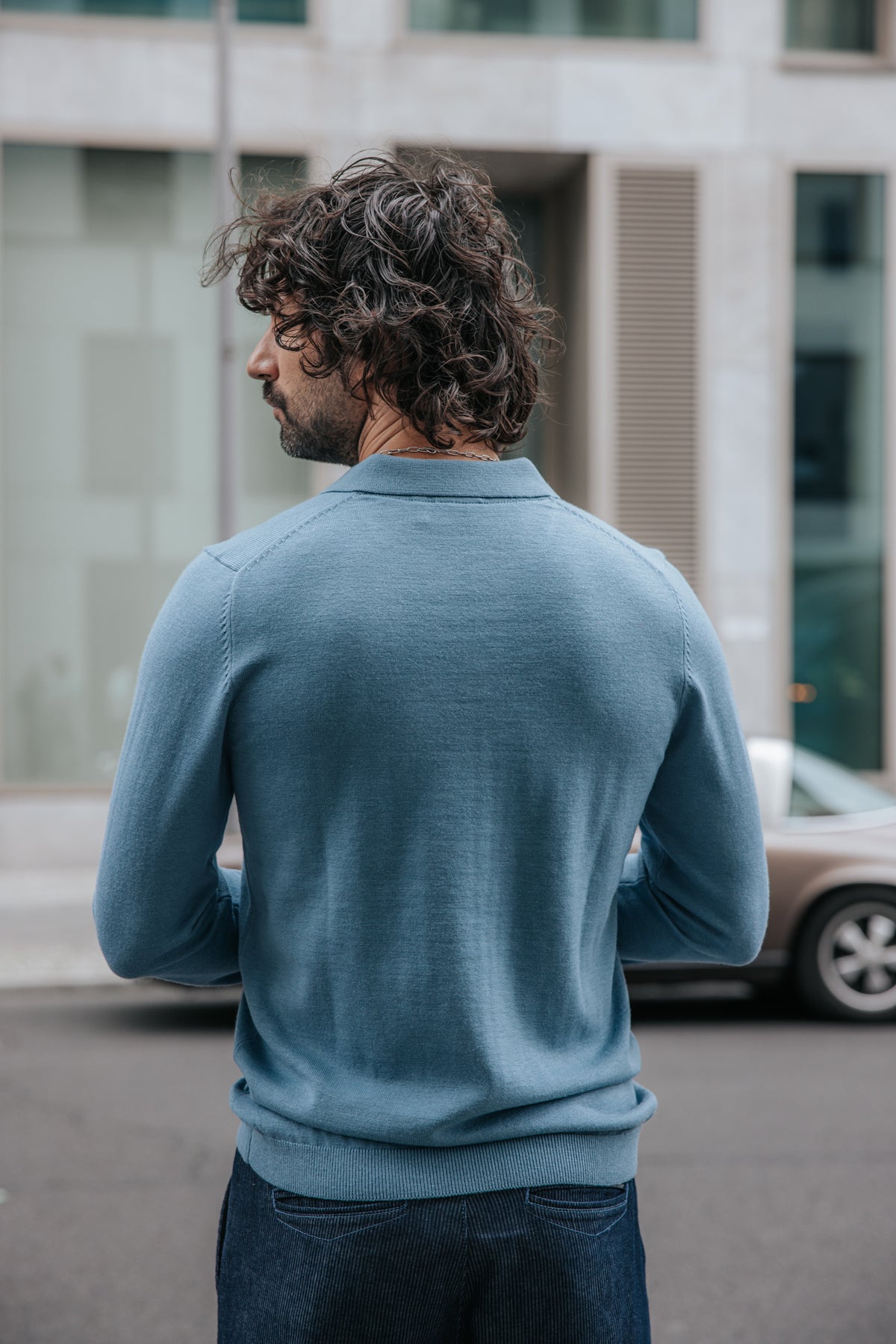 

Langarm-Polo Herren Jorge Hend windward blue | Freeman T. Porter