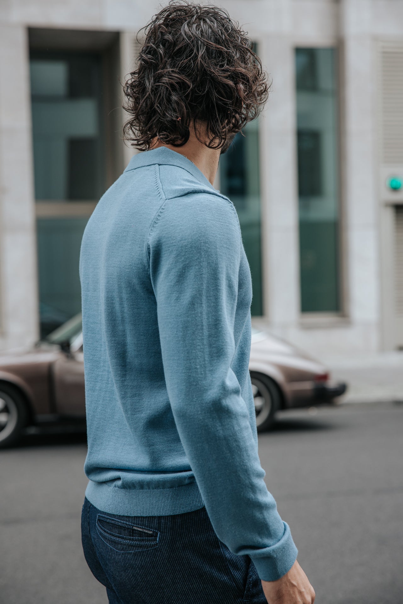

Langarm-Polo Herren Jorge Hend windward blue | Freeman T. Porter