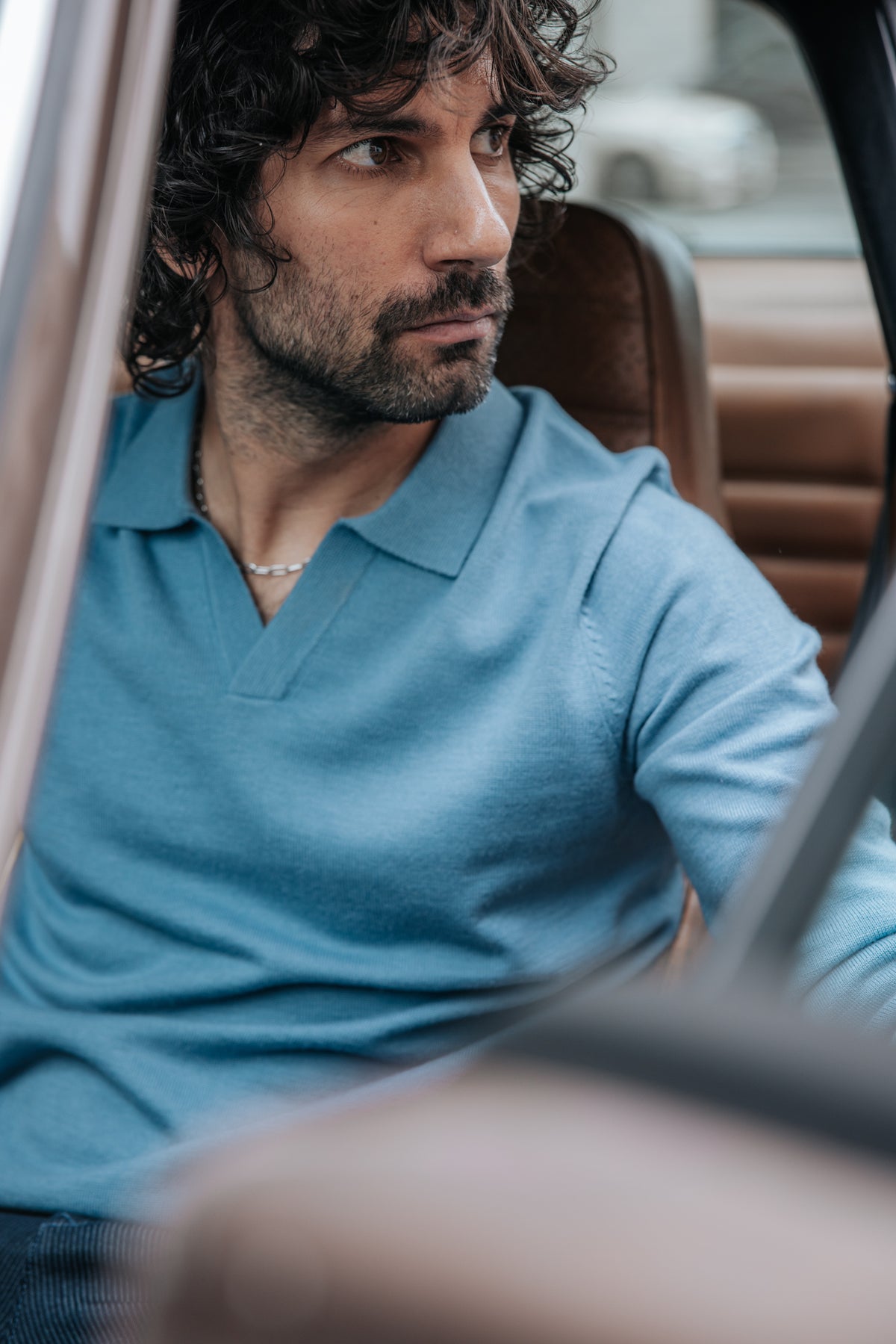 

Langarm-Polo Herren Jorge Hend windward blue | Freeman T. Porter