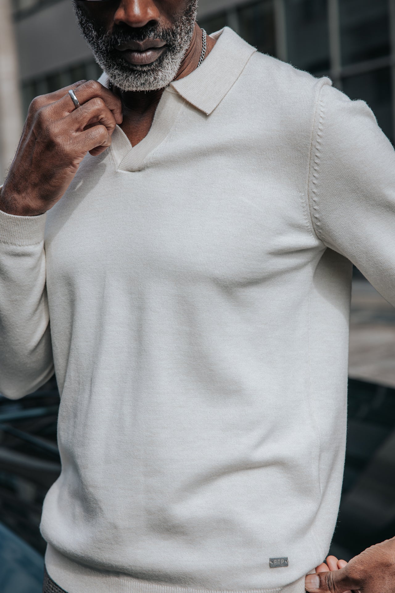 

Polo manches longues Homme Jorge Hend egret | Freeman T. Porter
