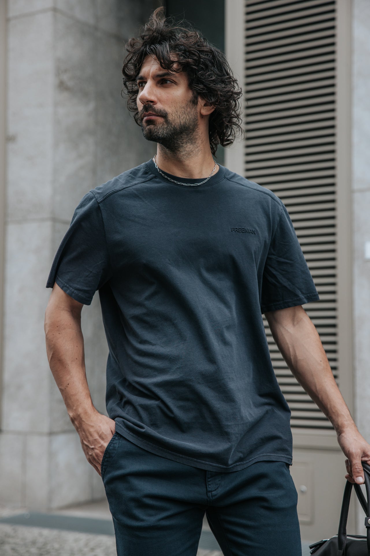 

T-Shirts manches courtes Homme Carlyle River moonless night | Freeman T. Porter