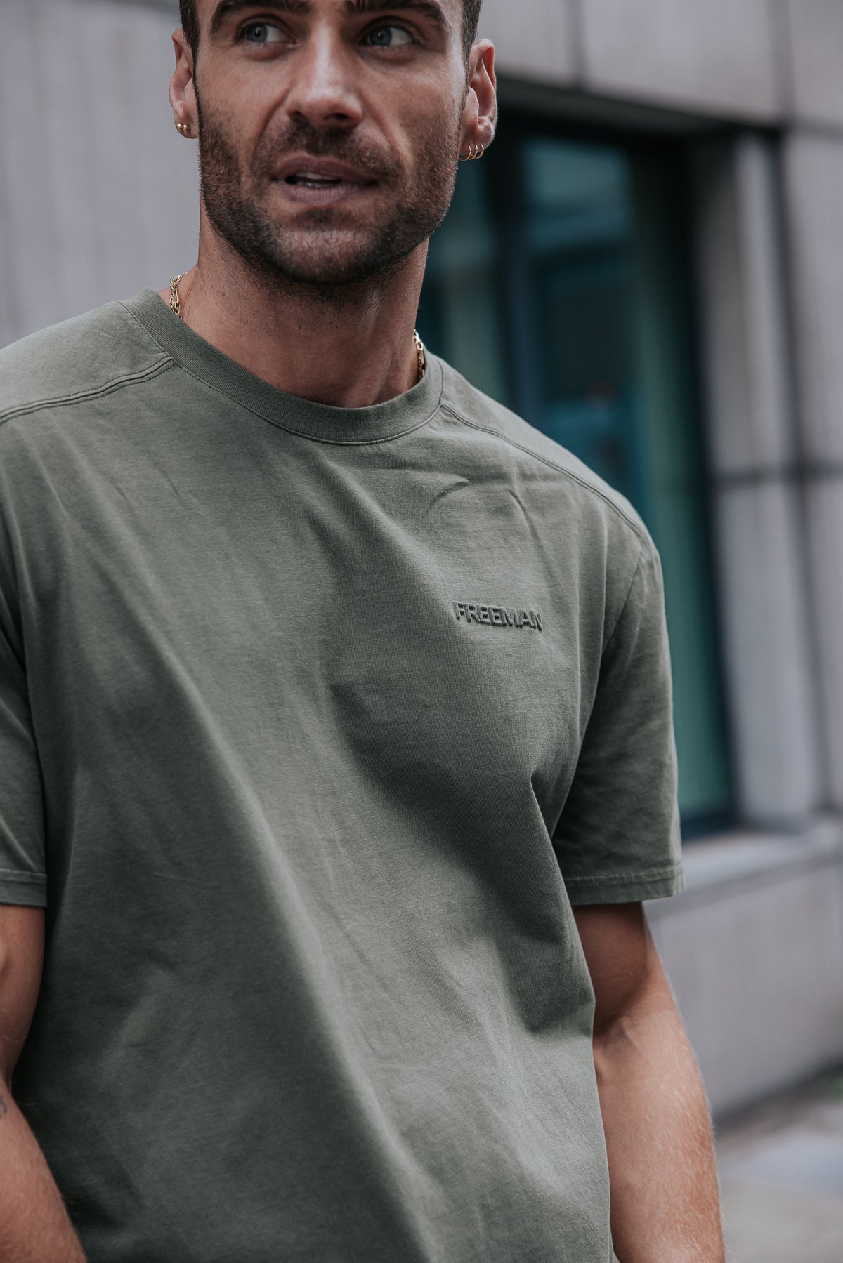 
              

Kurzarm-T-Shirts Herren Carlyle River deep lichen green | Freeman T. Porter
            