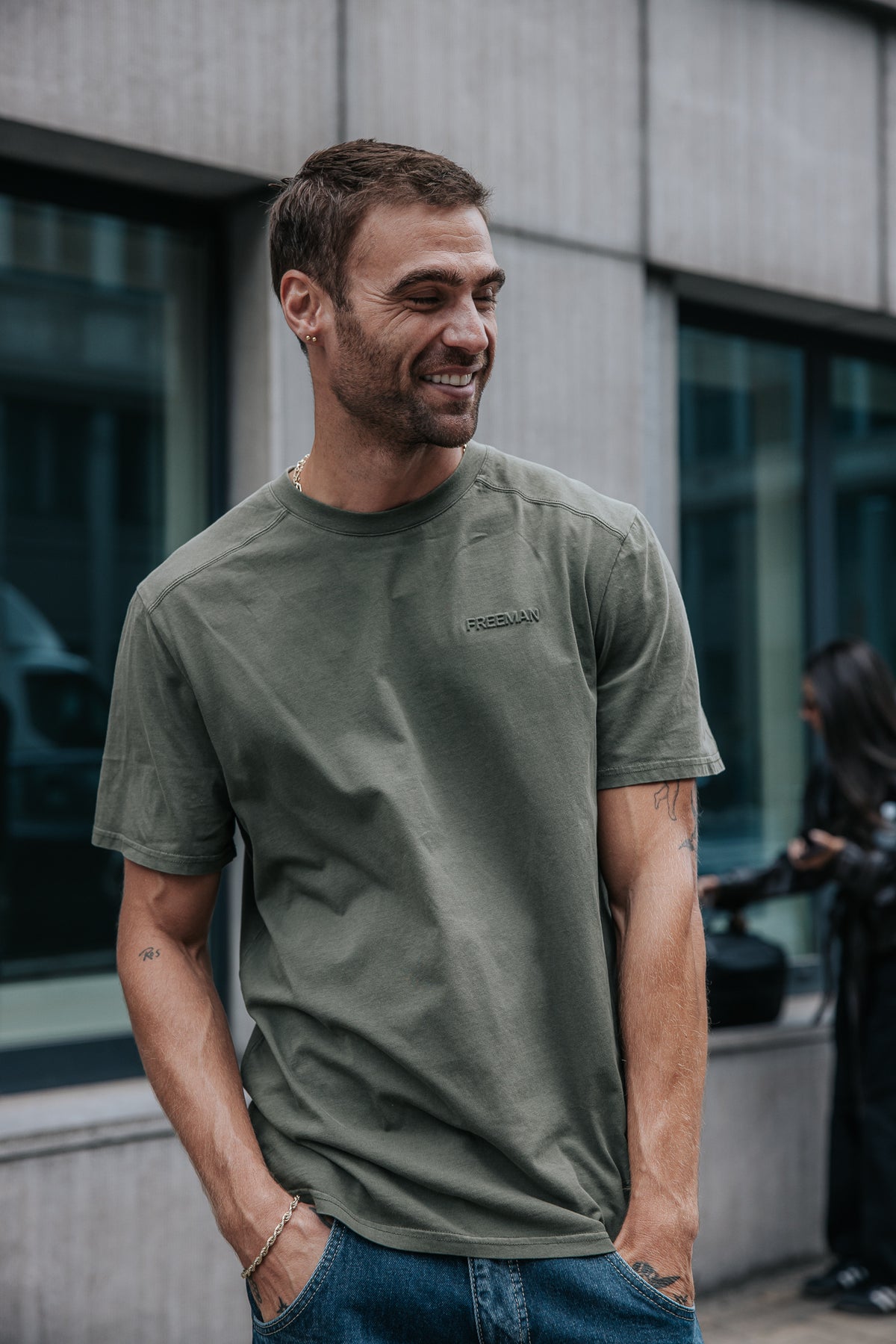 

Kurzarm-T-Shirts Herren Carlyle River deep lichen green | Freeman T. Porter