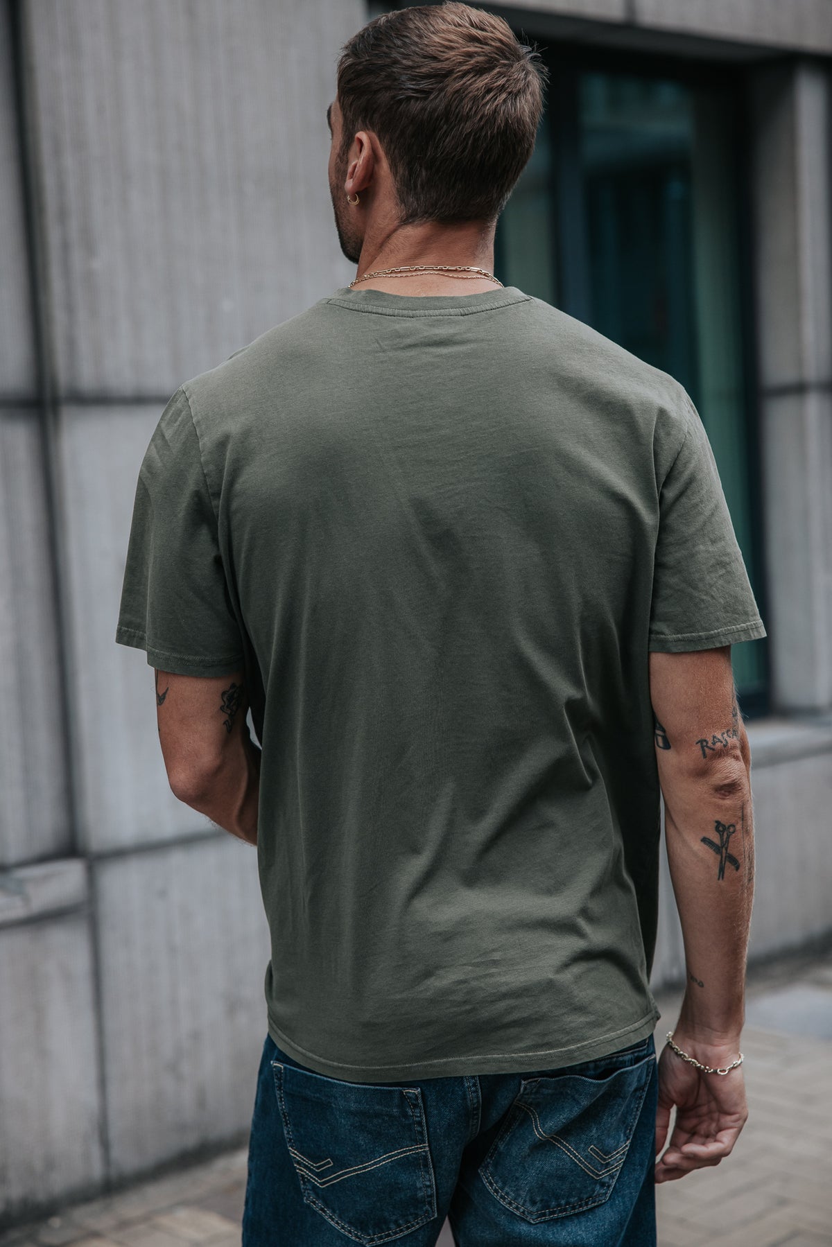 

Kurzarm-T-Shirts Herren Carlyle River deep lichen green | Freeman T. Porter