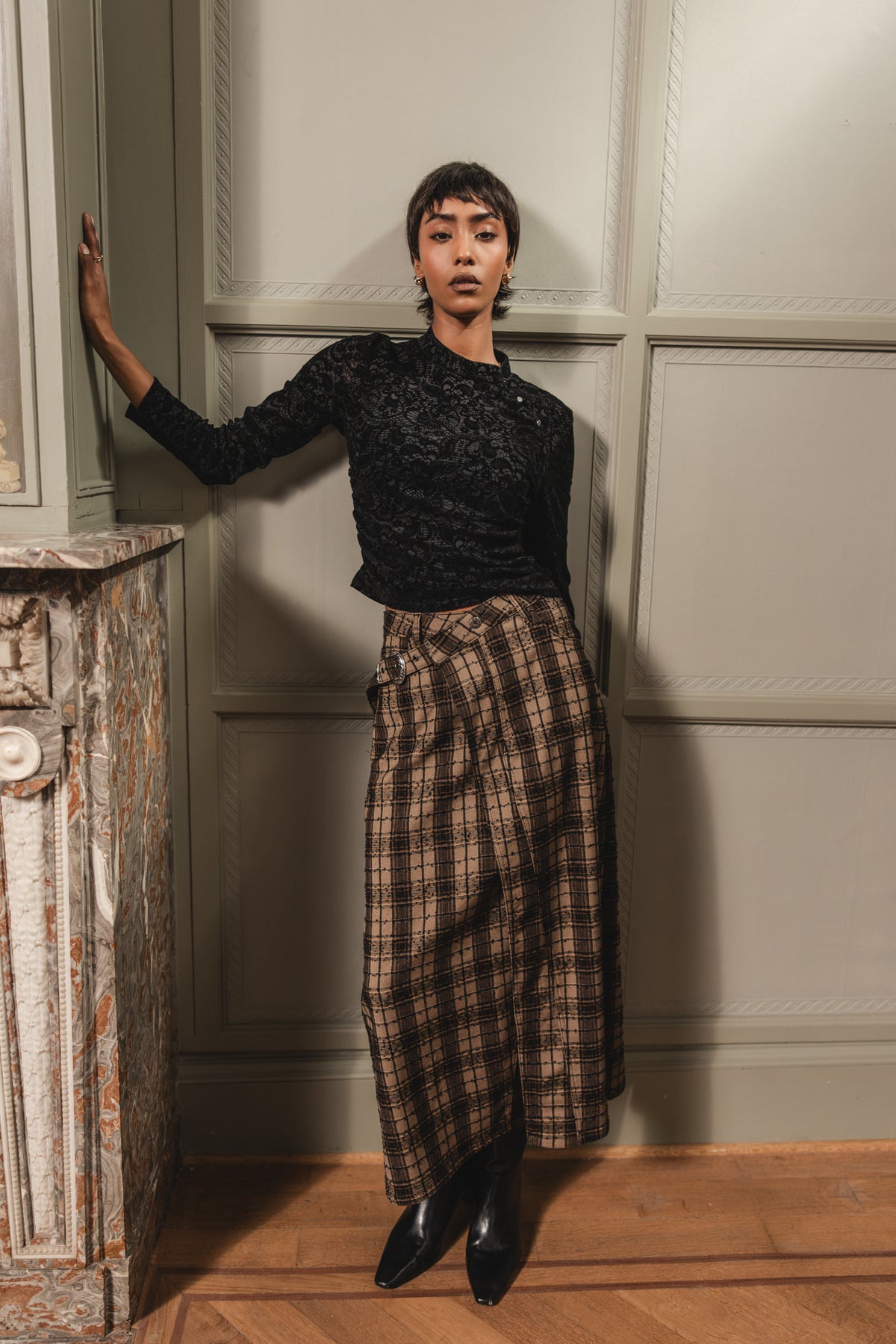 

Top en dentelle Femme Tomeo black | Freeman T. Porter