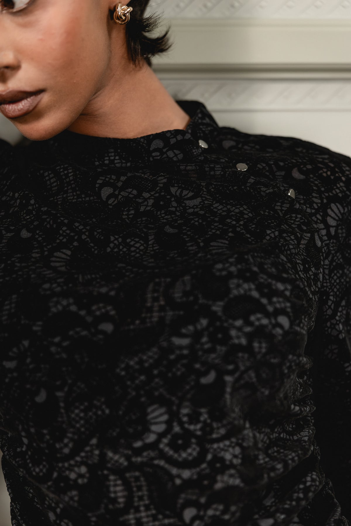 

Top en dentelle Femme Tomeo black | Freeman T. Porter