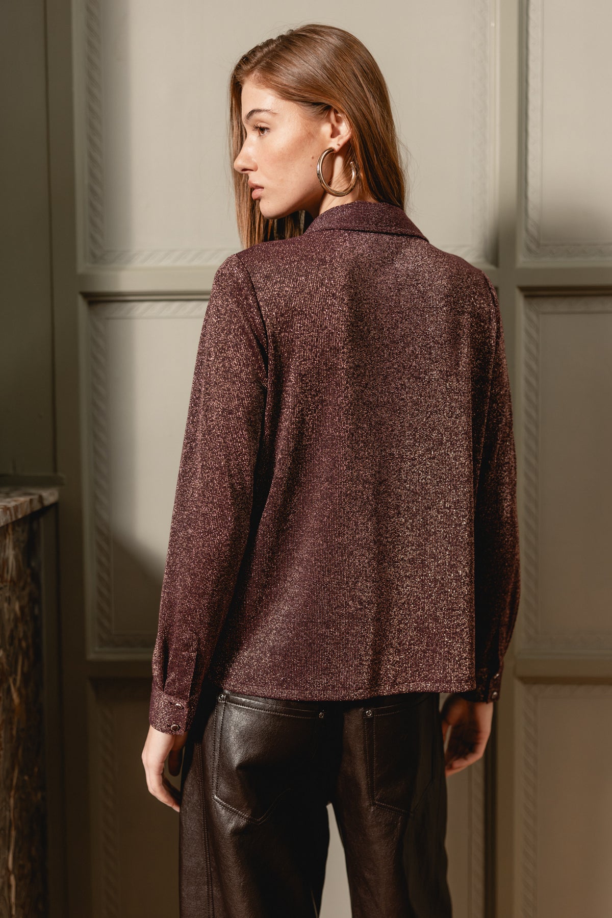 

Top mit Lurex Damen Treel wine | Freeman T. Porter