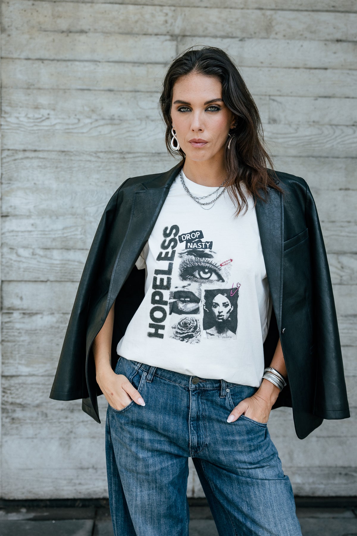 

Bedrucktes T-Shirt Damen Toad Hopeless white | Freeman T. Porter