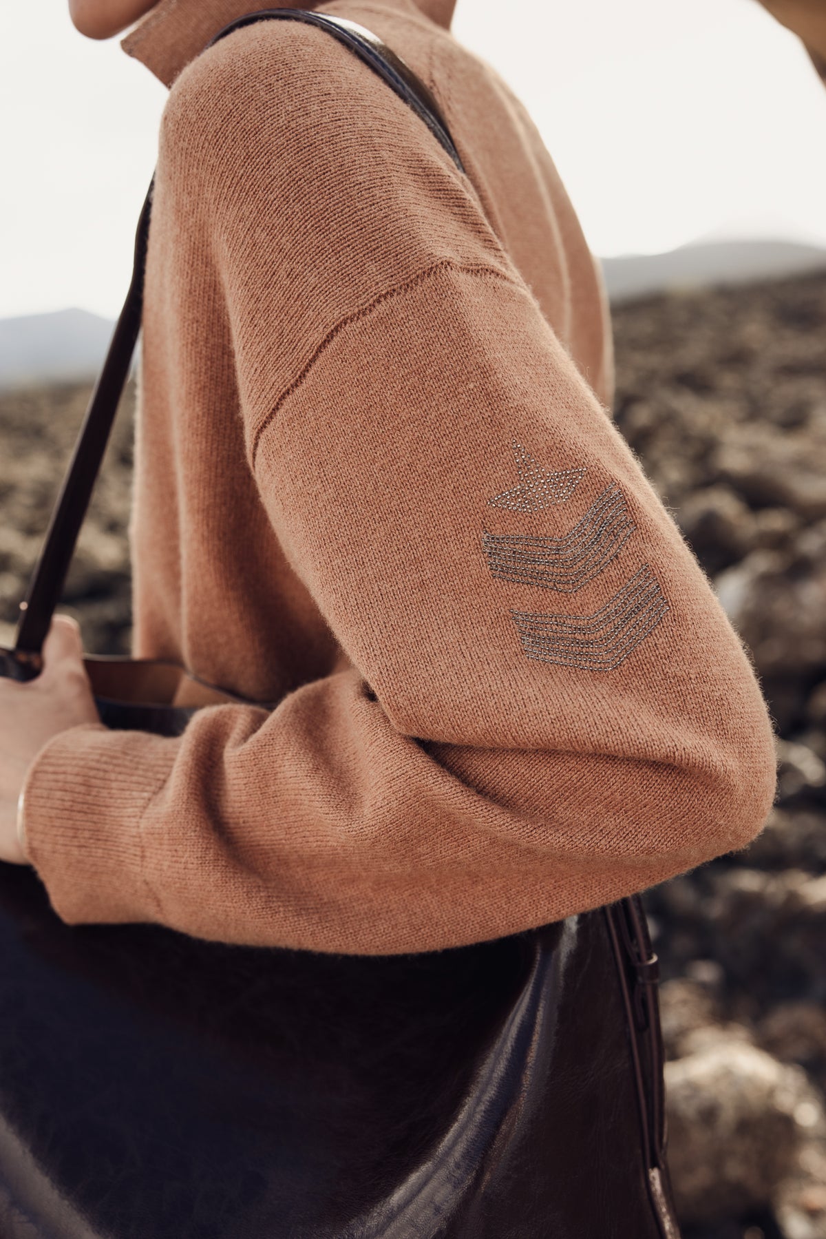 

Robe pull col polo Femme Rimel bone brown | Freeman T. Porter