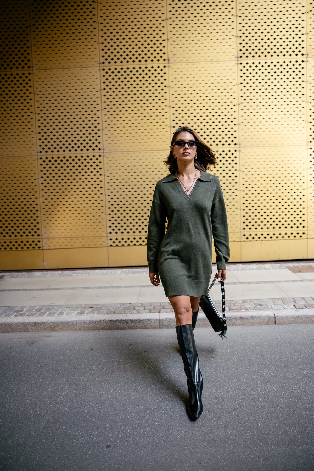 

Losvallende T-shirtjurk Dames Rimel forest night | Freeman T. Porter