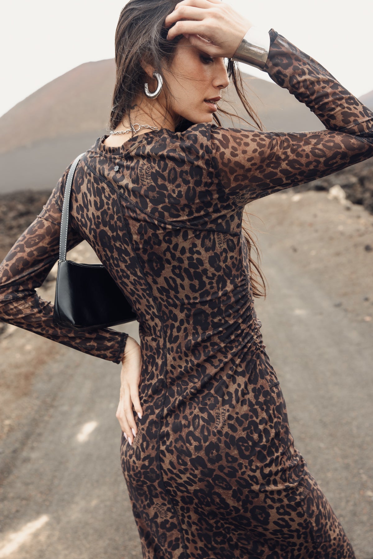 

Leo-Meshkleid Damen Rassany Roar shaved chocolate | Freeman T. Porter
