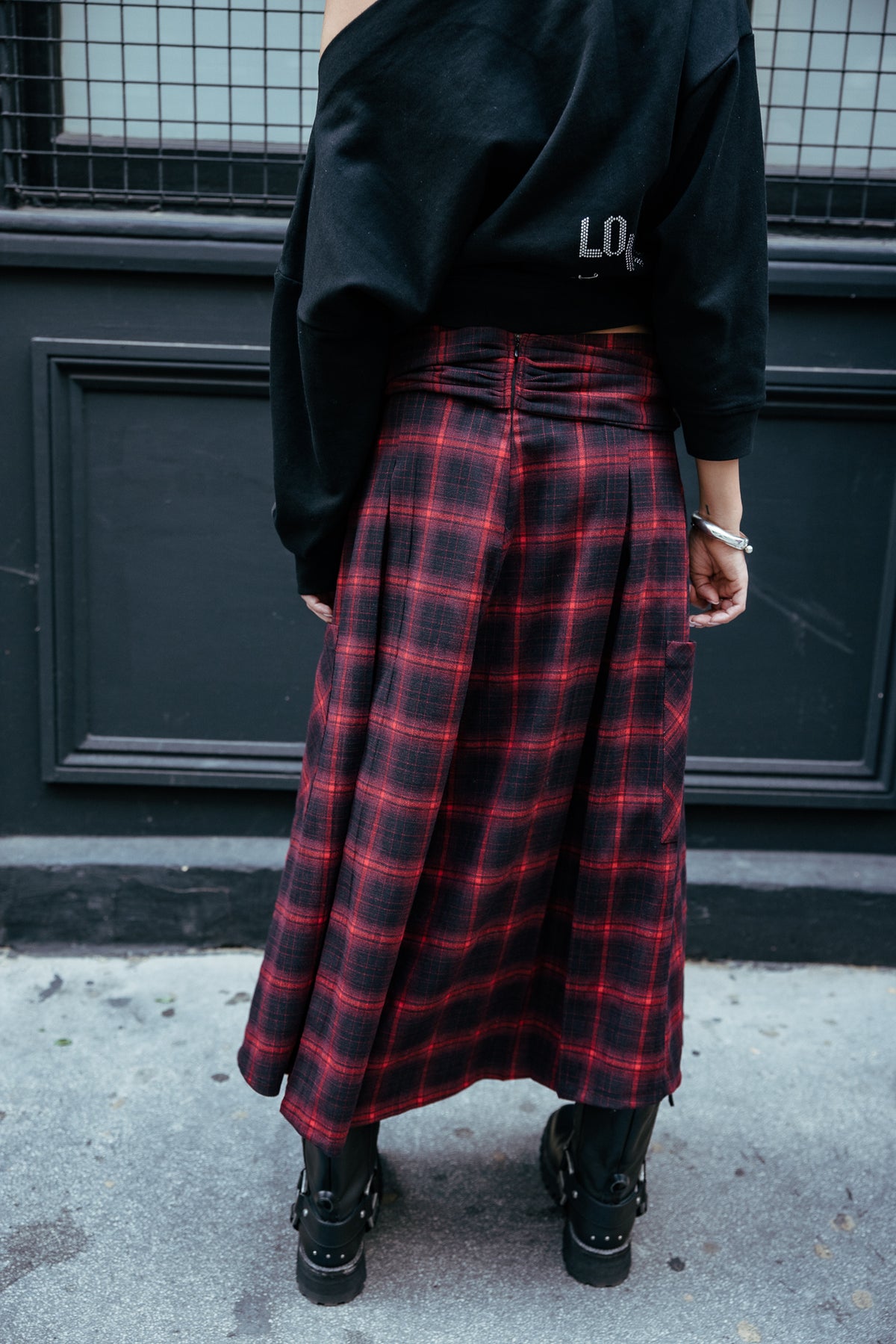 

Asymmetrischer Wickelrock Damen Jezzie Checks original | Freeman T. Porter