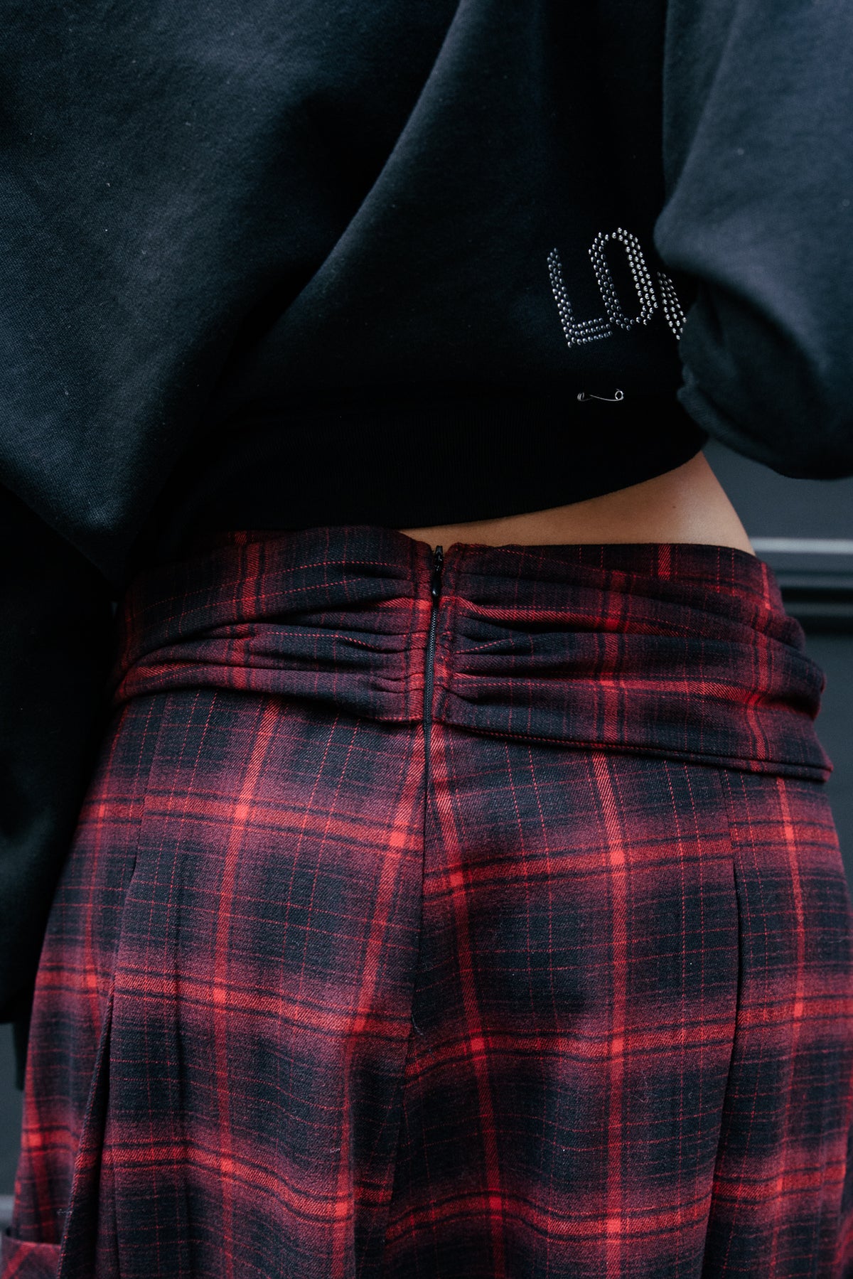 

Asymmetrischer Wickelrock Damen Jezzie Checks original | Freeman T. Porter