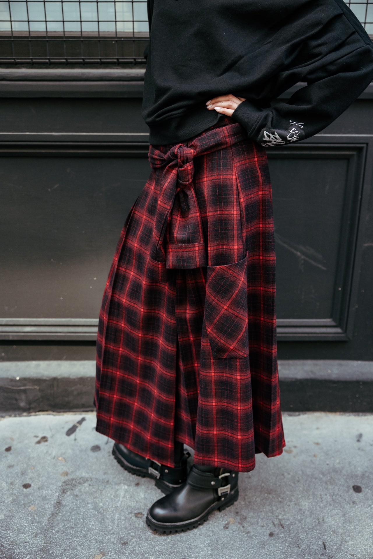 

Asymmetrischer Wickelrock Damen Jezzie Checks original | Freeman T. Porter