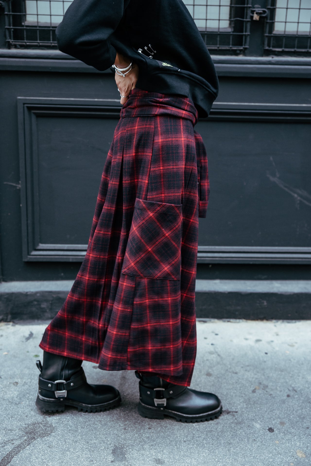 

Asymmetrischer Wickelrock Damen Jezzie Checks original | Freeman T. Porter